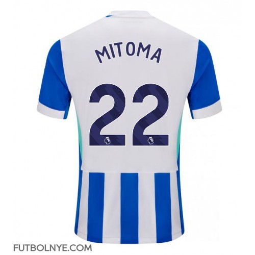 Camiseta Brighton Kaoru Mitoma #22 Primera Equipación 2025-26 manga corta Camiseta Brighton Kaoru Mitoma #22 Primera Equipación 2025-26 manga corta